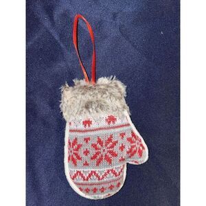 Knitted Mitten Glove Ornament Christmas Tree‎ Holiday 5.5"